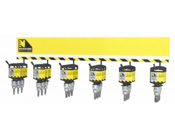 Rack of 3/8in Drive Tamper-Proof Torx Sockets
